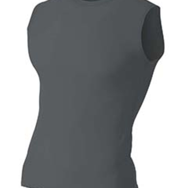 Youth Sleeveless Compression Muscle T-Shirt Thumbnail
