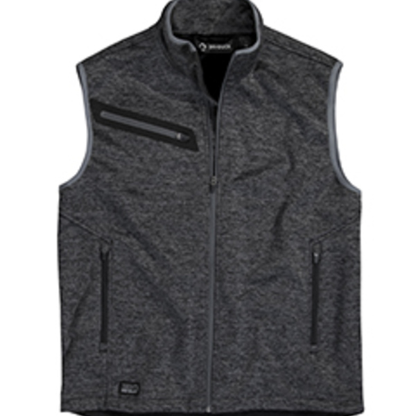 Compass Bonded Mélange Sweater Fleece Vest Thumbnail