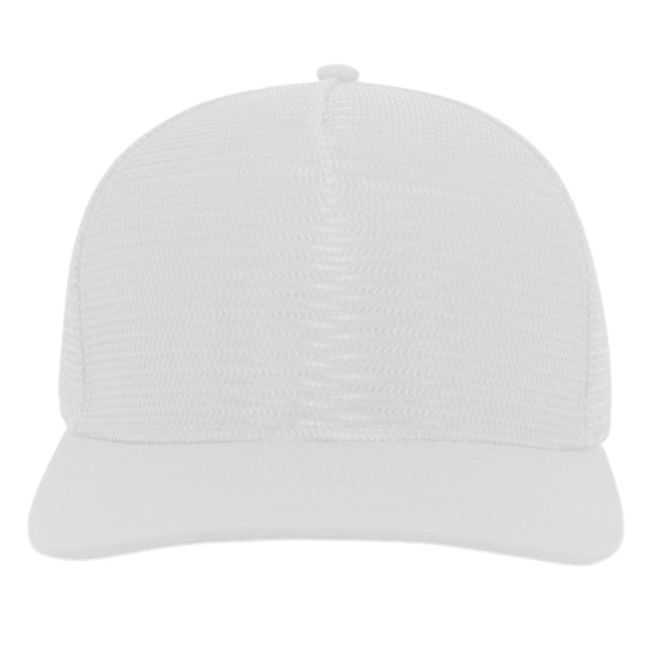 5-Panel Mesh Overlay Trucker Snapback Thumbnail