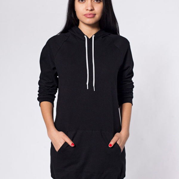 5398 California Fleece Pullover Raglan Hoody Dress Thumbnail