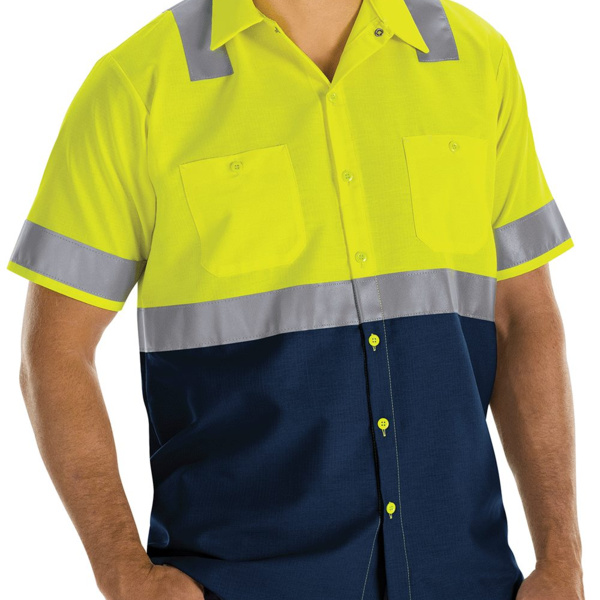Men's Tall Enhanced & Hi-Visibility Work Shirt Thumbnail