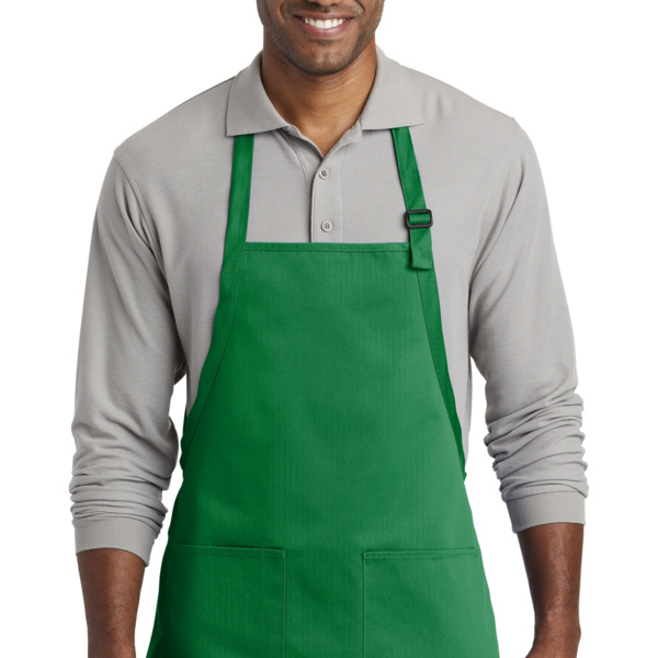 Medium Length Two Pocket Bib Apron Thumbnail
