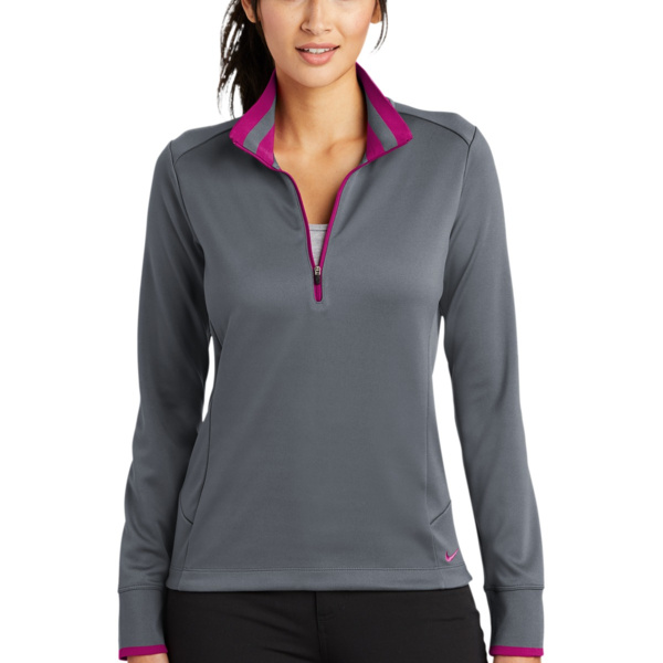 Ladies Dri FIT 1/2 Zip Cover Up Thumbnail